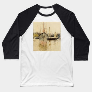 boats entry to the medina in the isle of wight - Berthe Morisot Baseball T-Shirt